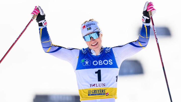 Шведы Сундлинг и Хальфварссон выиграли командный спринт на этапе КМ в Фалуне