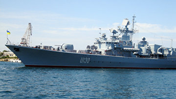 Флагман Военно-морских сил Украины фрегат "Гетман Сагайдачный"