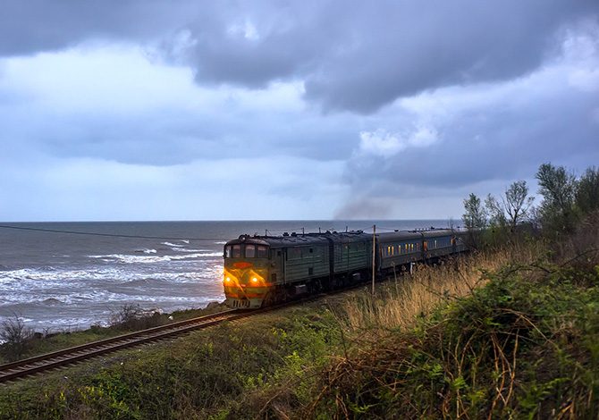 Лучшие железнодорожные фото, которые так и манят в путь железные дороги,поезда,транспорт