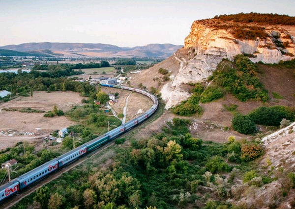 Железная дорога Крыма. Перегон Симферополь-Севастополь