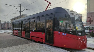 Белорусский трамвай в Барнауле / Фото: amic.ru