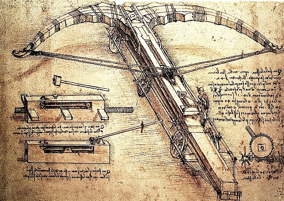 Оружие, которое придумал Леонардо да Винчи