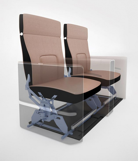 Сиденье Reversible Seat меняет ориентацию пассажира во время полета