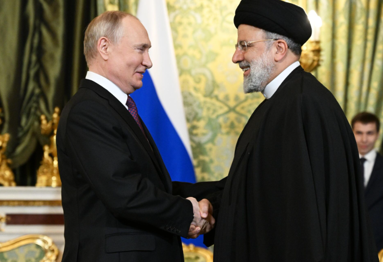 Президенты России и Ирана на встрече в Москве