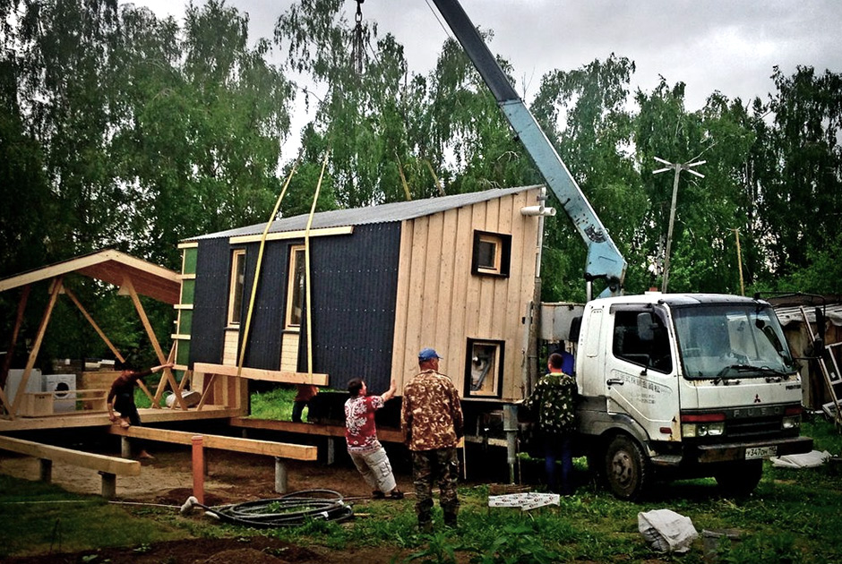 Загородный дом за пару часов