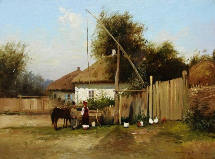 Художник Юрий Журка. Стоит гора высокая 