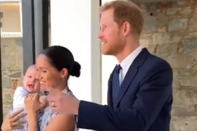 Меган Маркл и принц Гарри вместе с сыном Арчи встретились с архиепископом Кейптауна