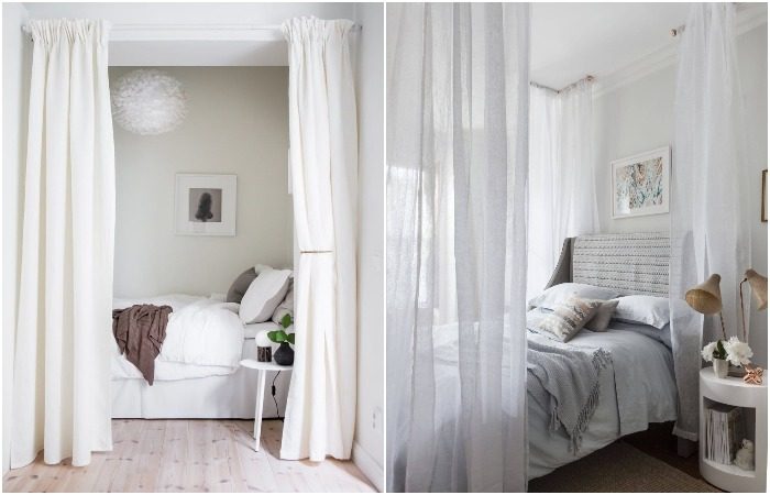 6 вариантов, как зонировать студию, если в ней живут два человека