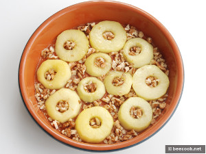 Яблочный тарт с грецкими орехами Яблочный тарт с грецкими орехами кулинария,сладкая выпечка