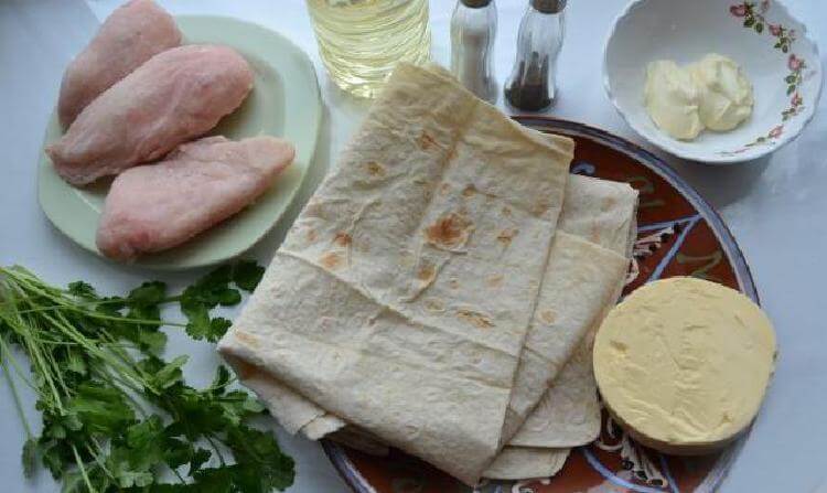 Оригинальная закуска из армянского лаваша. Быстро и очень вкусно!