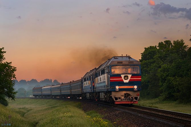 Лучшие железнодорожные фото, которые так и манят в путь железные дороги,поезда,транспорт