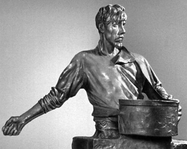 И т д продумав. И. Д. Шадр. Сеятель, 1922. Шадр Сеятель скульптура.