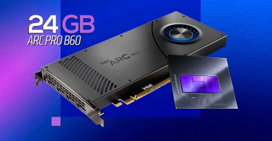 Пока Nvidia критикуют за 8 ГБ памяти у новых видеокарт, Intel готовит свой первый адаптер с 24 ГБ памяти