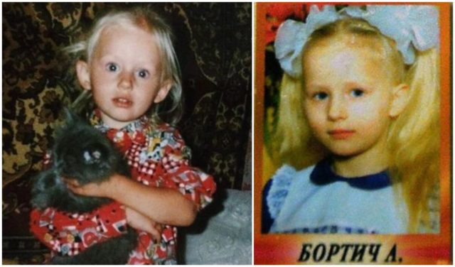 Маленькая Александра Бортич