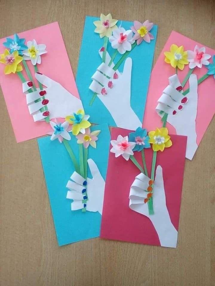 Как сделать открытку для мамы на 8 марта своими руками: 5 легких и классных идей бумаги, сложить, формата, пополам, стороне, вырезать, тюльпана, можно, чтобы, центру, приклеить, Приклеить, прямоугольник, листе, написать, клеем, фиолетовый, зеленой, желтый, белом
