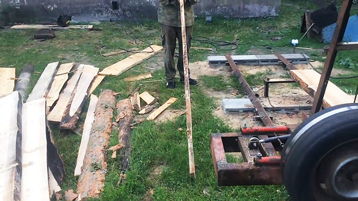 Как изготовить пилораму из подручных материалов