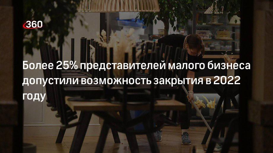 «Известия»: Более 25% малого бизнеса может закрыться в 2022 году