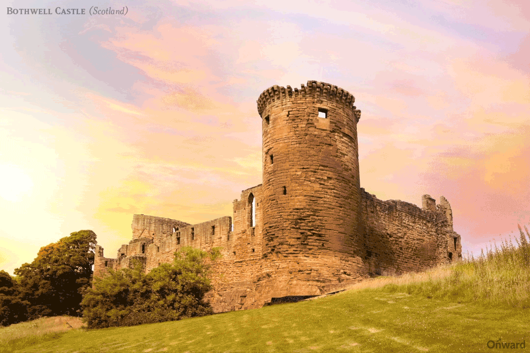  GIF-анимации, которые показывают, как выглядели замки Великобритании