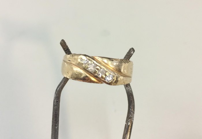 Реставрация погнутого обручального кольца измельчитель, кольцо