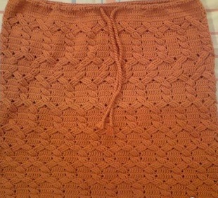 Узор для юбки крючком