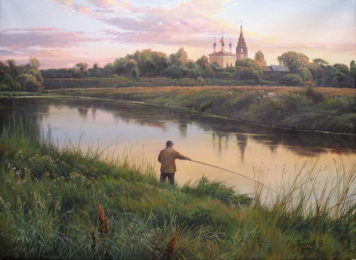 Лето в творчестве художника Вячеслава Палачёва