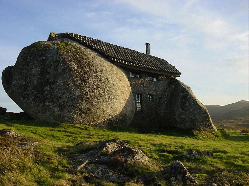 8. Дом из цельного камня (Stone House) в Португалии. в мире, дом