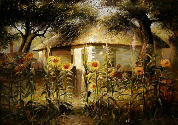 Художник Юрий Журка. Стоит гора высокая