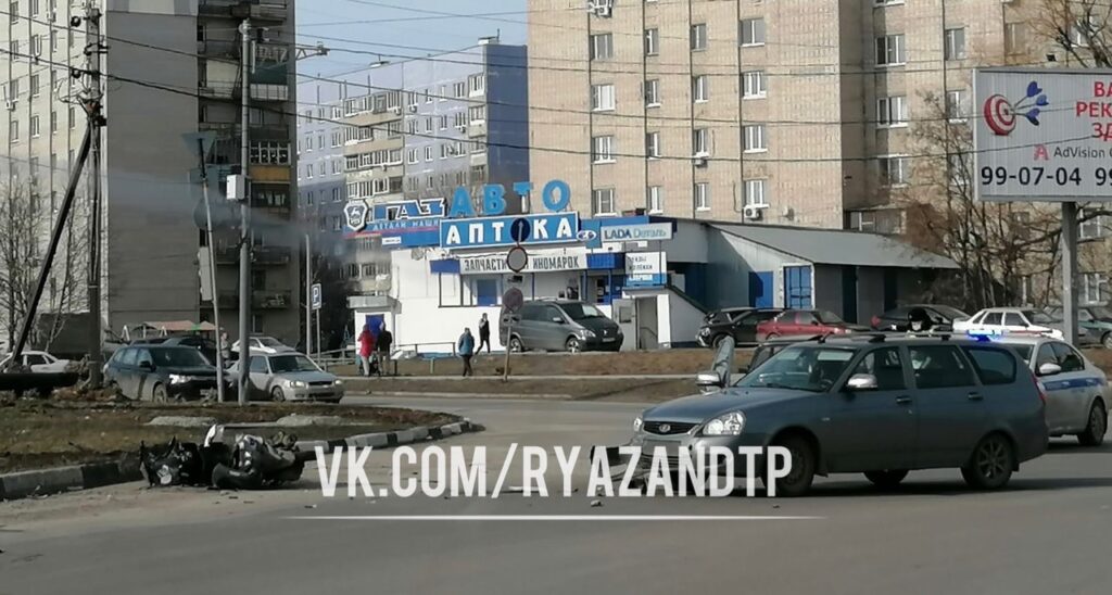 Рязанская полиция сообщила подробности ДТП на улице Бирюзова