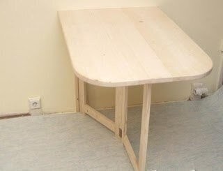 Как сделать складной маленький столик для маленькой кухни для дома и дачи,мастер-класс,мебель