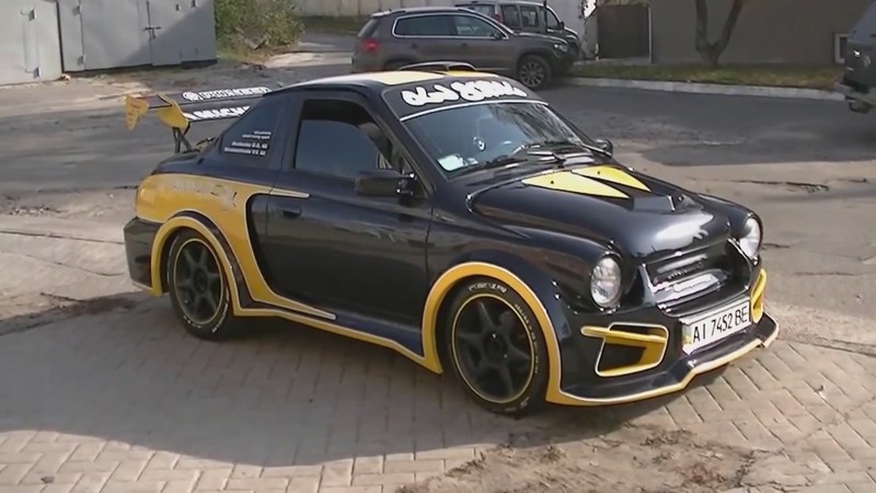 Безумный тюнинг «запорожца». автомобили,автомобиль,машины,тюнинг