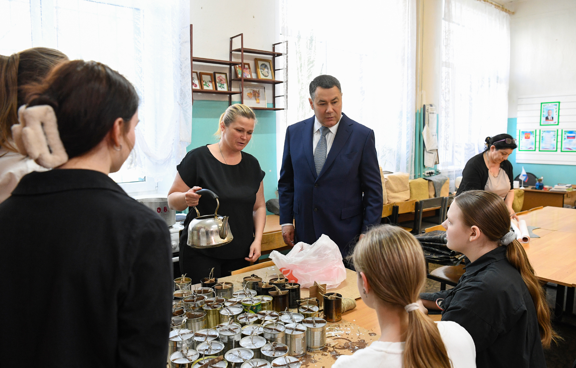 Игорь Руденя посетил две строящиеся школы в Конаковском округе