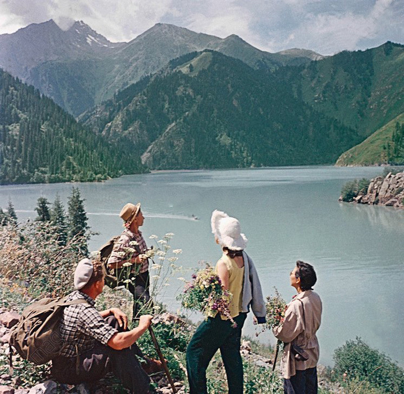 На озере Иссык-Куль, 1959: СССР в фото, подборка