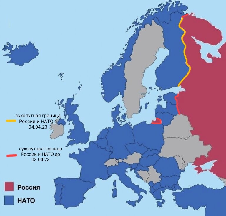 Сухопутная граница с НАТО увеличилась в 2 раза! 