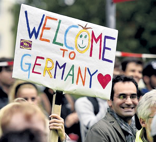 Многие немцы искренне желали помочь беженцам с Ближнего Востока...