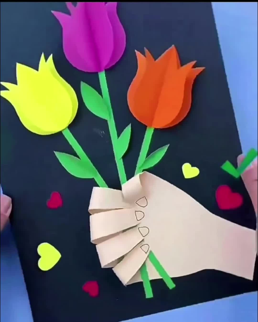 Как сделать открытку для мамы на 8 марта своими руками: 5 легких и классных идей Как сделать открытку для мамы на 8 марта своими руками: 5 легких и классных идей бумаги, сложить, формата, пополам, стороне, вырезать, тюльпана, можно, чтобы, центру, приклеить, Приклеить, прямоугольник, листе, написать, клеем, фиолетовый, зеленой, желтый, белом