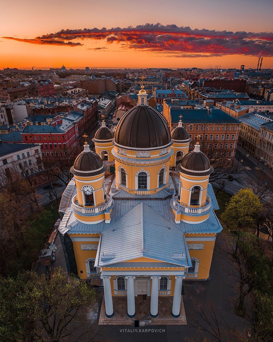 Впечатляющие городские пейзажи Виталия Карповича города,с высоты птичьего полета,тревел-фото