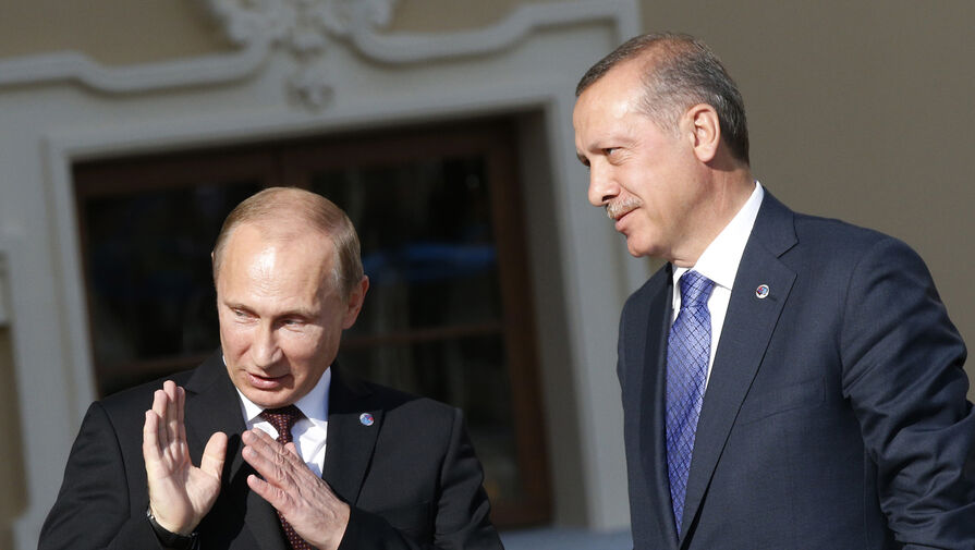 Путин и Эрдоган договорились о помощи после землетрясения в Турции
