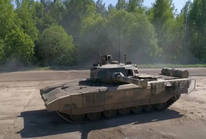 Испытания танка Т-14 «Армата» и другой бронетехники на полигоне 38-го НИИИ БТТ Минобороны РФ