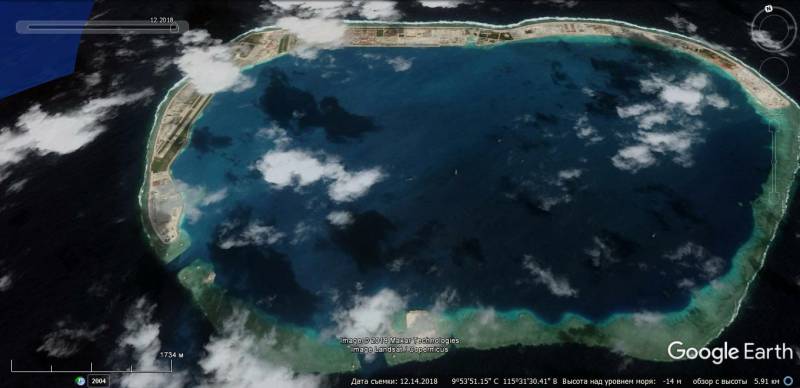 Усиление военного присутствия КНР в Южно-Китайском море путём возведения искусственных островов армия,геополитика