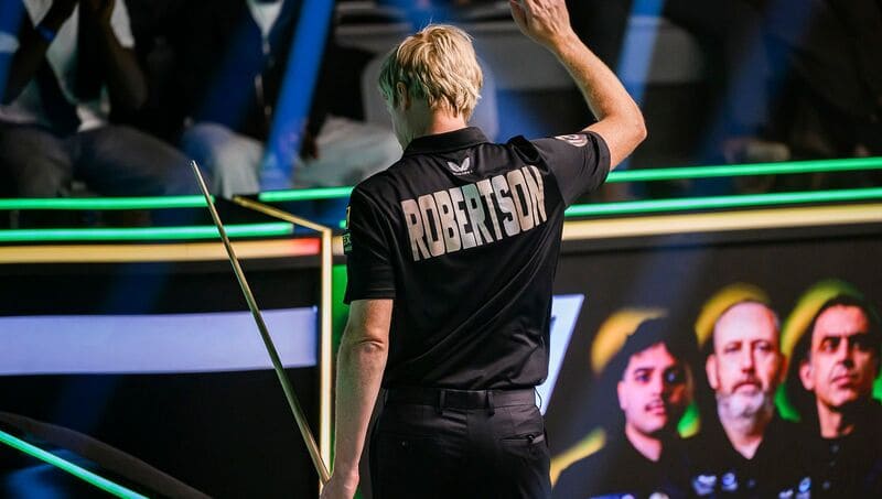 Нил Робертсон разгромил Кайрена Уилсона и вышел в полуфинал на турнире в Эр-Рияде (фото: WST)