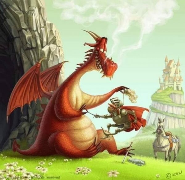 Неплохая сказка, или мудрый дракон