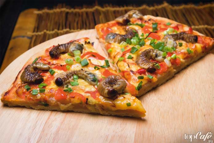 Пицца из насекомых