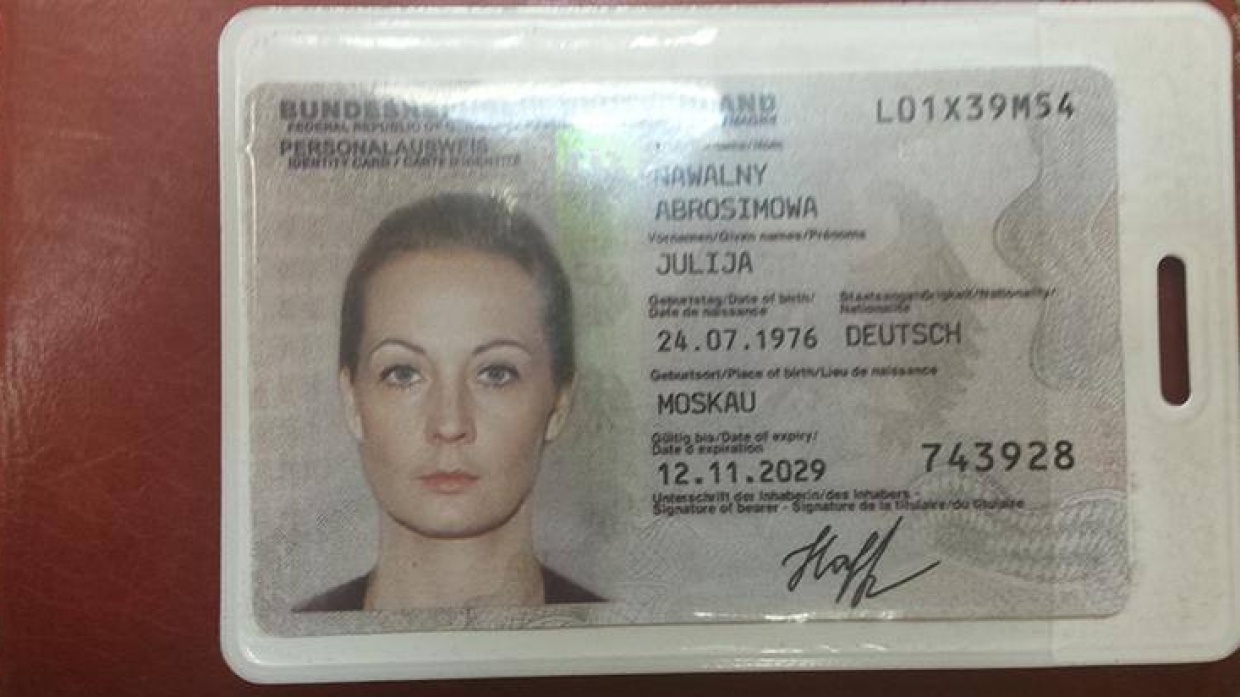 В немецкой полиции нашли Юлию Навальную по номеру паспорта