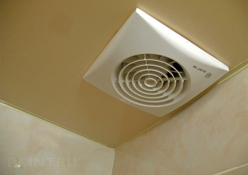 потолочная вентиляция в ванной