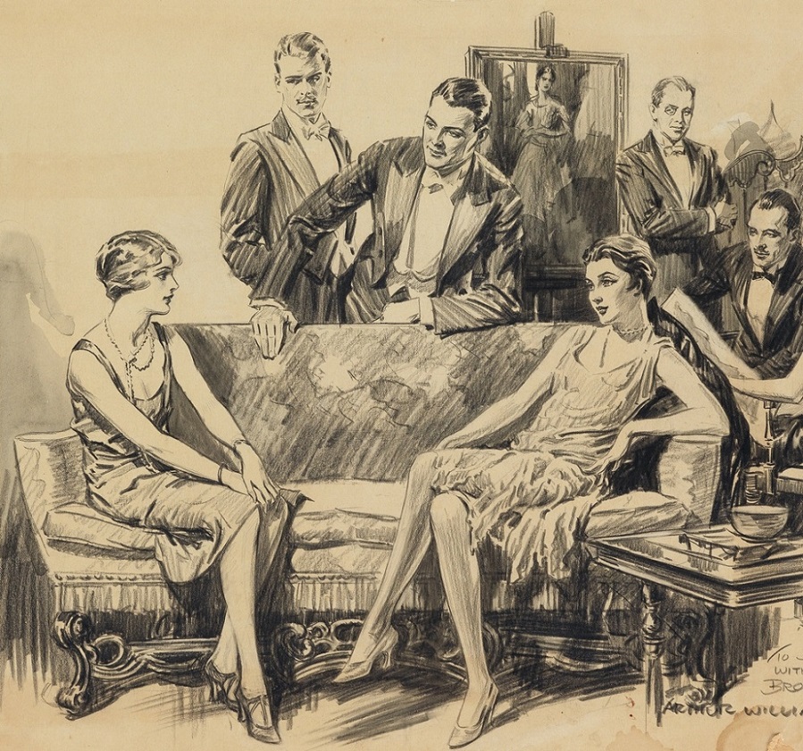 Артур Уильям Браун (1881-1966) известный коммерческий художник и его работы