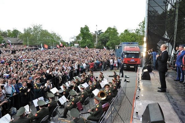 Так радовался Дню Победы, Севастополь в 2014 rоду.