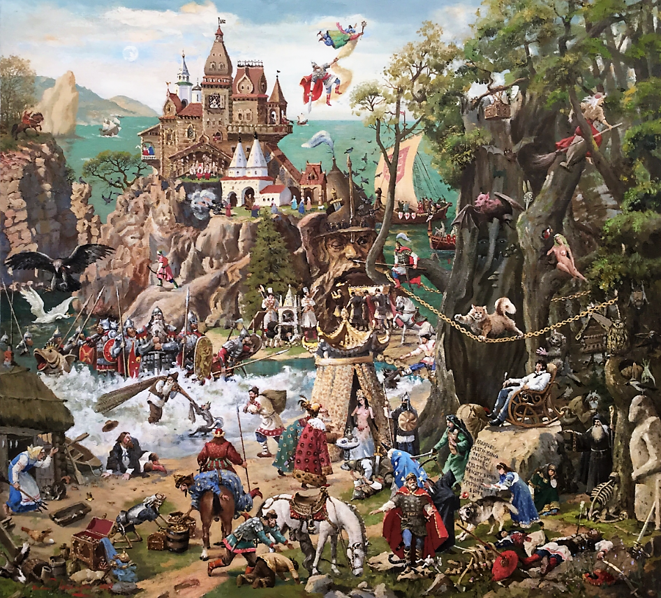 «У Лукоморья», холст, масло