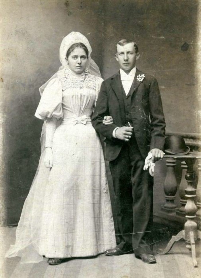 Свадебные платья в старину