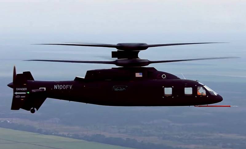 Американский скоростной вертолет SB-1 разогнали до 380 км/ч