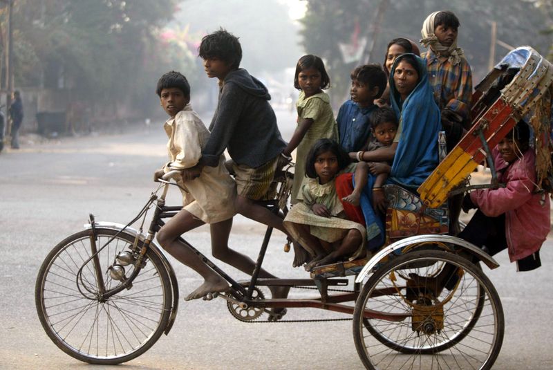 Велорикши в Индии
